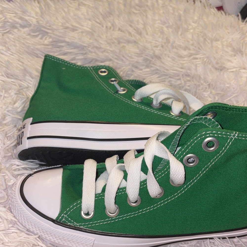 Converse Kids Green High-Top Sneakers
